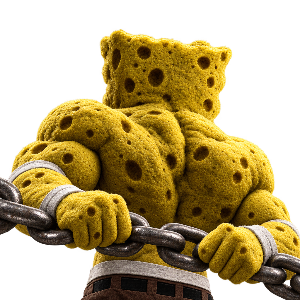 Close view of clenched fists gripping a length of heavy chain